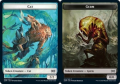 Cat // Germ Double-sided Token - Foil